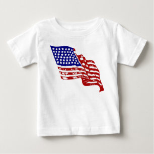 Camiseta De Bebé Bandera de Estados Unidos, bandera de Estados Unid