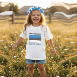 Camiseta De Bebé Bandera de Estonia