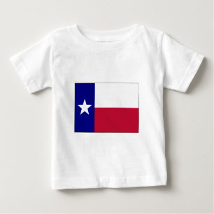 Camiseta De Bebé Bandera de estrella solitaria de Texas
