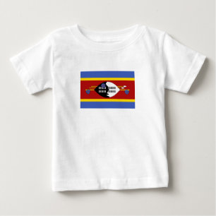 Camiseta De Bebé Bandera de Eswatini