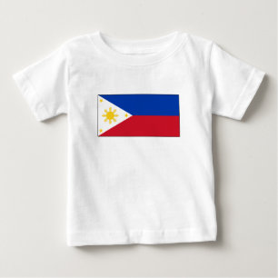 Camiseta De Bebé Bandera de Filipinas