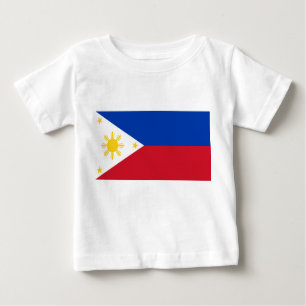 Camiseta De Bebé Bandera de Filipinas