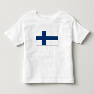 Camiseta De Bebé Bandera de Finlandia