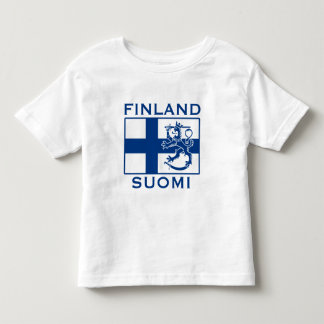 Camiseta De Bebé Bandera de Finlandia