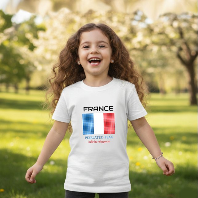 Camiseta De Bebé Bandera de Francia (Subido por el creador)