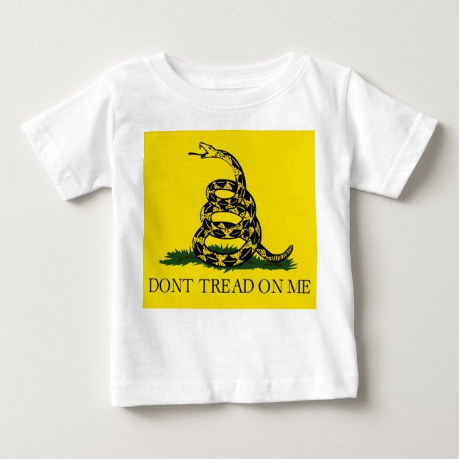 Camiseta De Bebé Bandera de Gadsden (no me toques) (bandera de serp (Anverso)