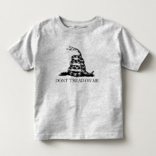 Camiseta De Bebé Bandera de Gadsden Rattlesnake: Guerra Revoluciona