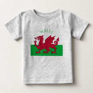 Camiseta De Bebé bandera de Gales