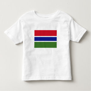 Camiseta De Bebé Bandera de Gambia