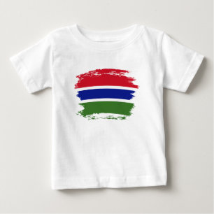 Camiseta De Bebé Bandera de Gambia
