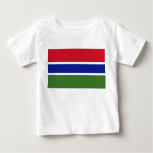 Camiseta De Bebé Bandera de Gambia