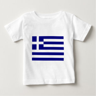 Camiseta De Bebé Bandera de Grecia