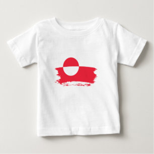 Camiseta De Bebé Bandera de Groenlandia