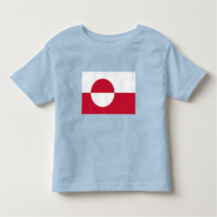 Camiseta De Bebé Bandera de Groenlandia