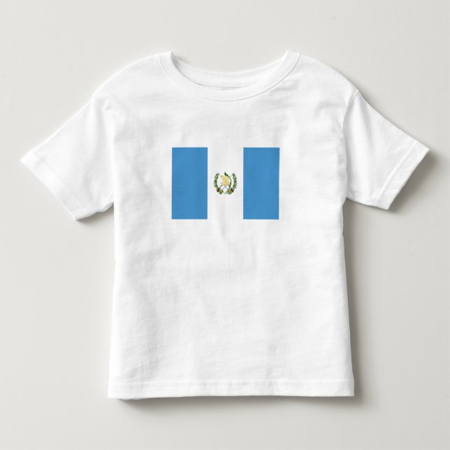 Camiseta De Bebé Bandera de Guatemala (Anverso)