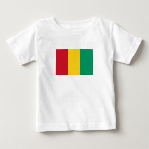 Camiseta De Bebé Bandera de Guinea