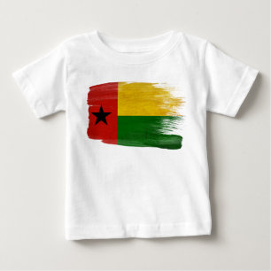 Camiseta De Bebé Bandera de Guinea-Bissau