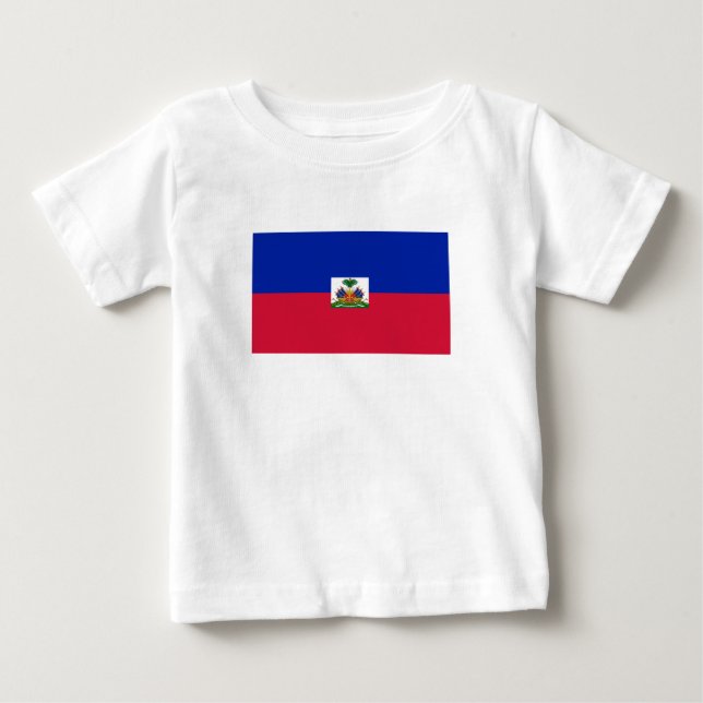 Camiseta De Bebé Bandera de Haití (Anverso)