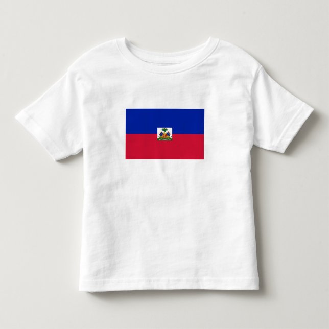 Camiseta De Bebé Bandera de Haití (Anverso)