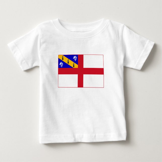 Camiseta De Bebé Bandera de Herm (Anverso)