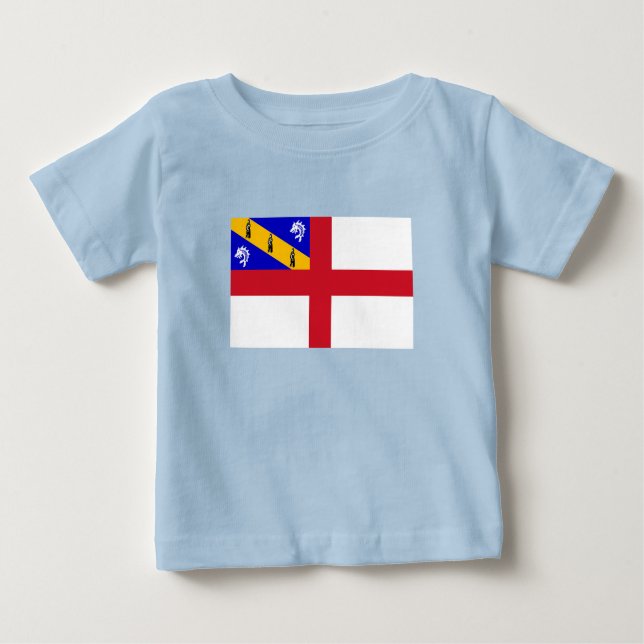 Camiseta De Bebé Bandera de Herm (Anverso)