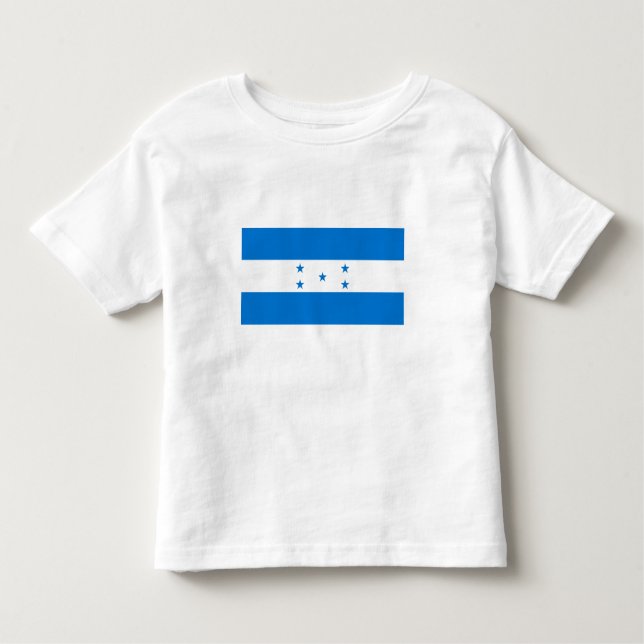 Camiseta De Bebé Bandera de Honduras (Anverso)