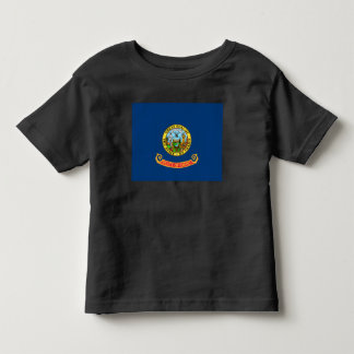 Camiseta De Bebé Bandera de Idaho: el Estado Gemológico, Montañas d