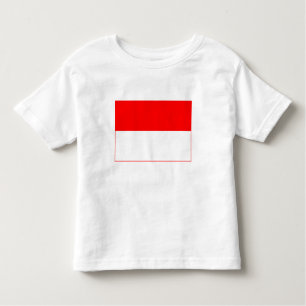 Camiseta De Bebé Bandera de Indonesia