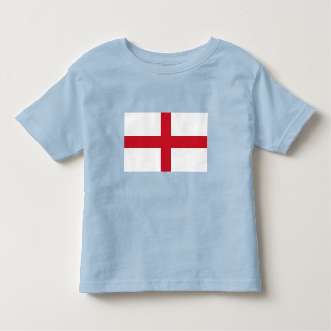 Camiseta De Bebé Bandera de Inglaterra (Anverso)