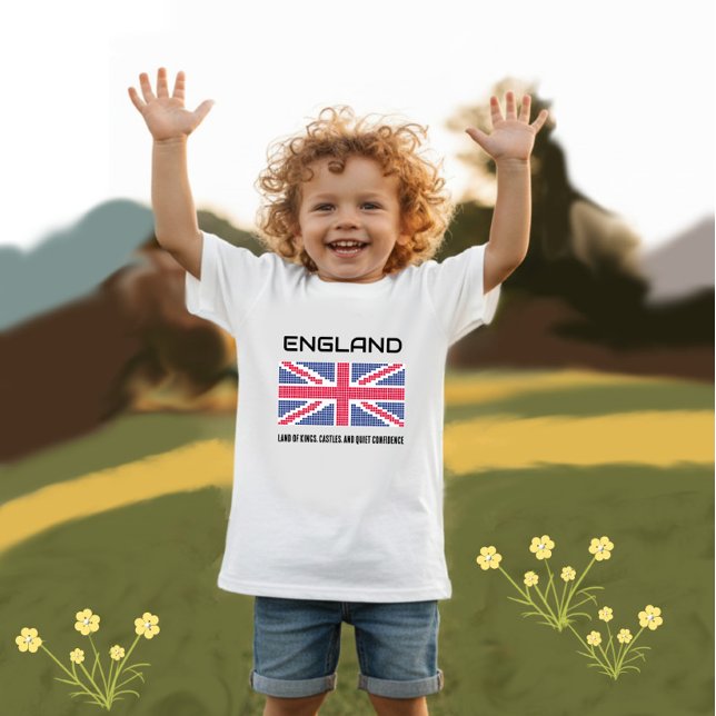 Camiseta De Bebé Bandera de Inglaterra (Subido por el creador)