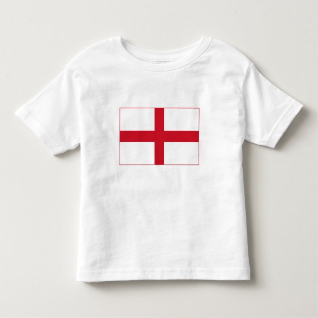 Camiseta De Bebé Bandera de Inglaterra (Anverso)