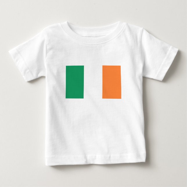 Camiseta De Bebé Bandera de Irlanda (Anverso)