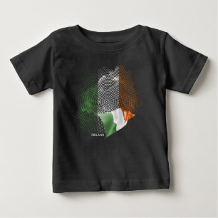 Camiseta De Bebé Bandera de Irlanda