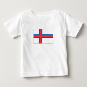 Camiseta De Bebé Bandera de Islas Feroe