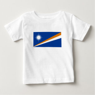 Camiseta De Bebé Bandera de Islas Marshall