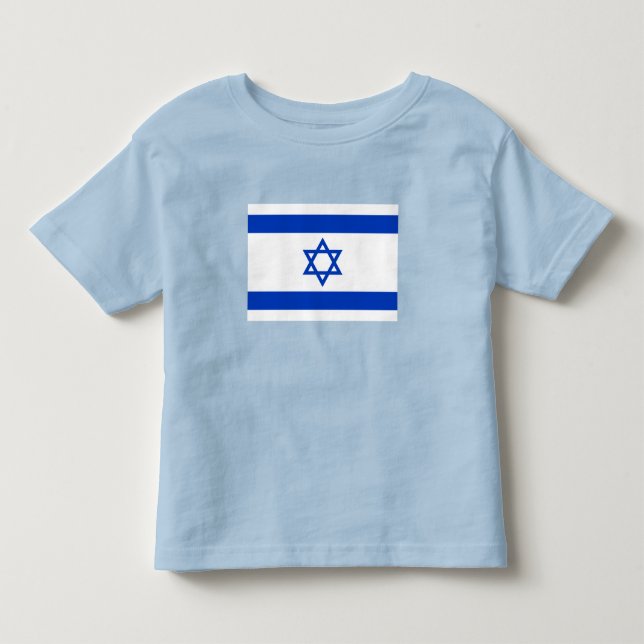 Camiseta De Bebé Bandera de Israel (Anverso)