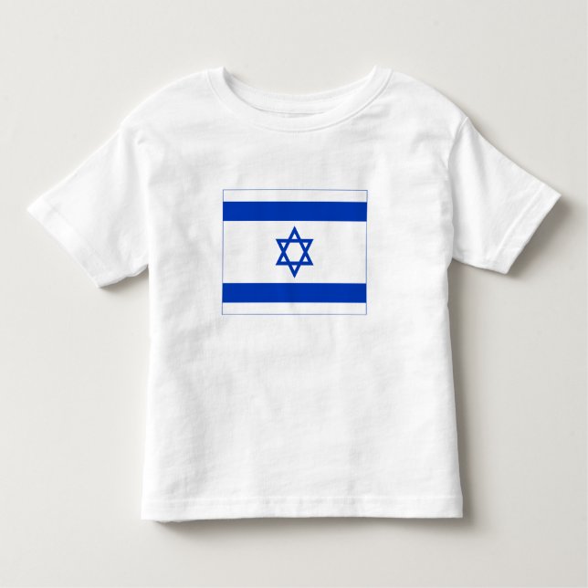 Camiseta De Bebé Bandera de Israel (Anverso)