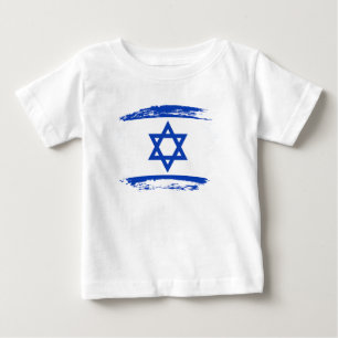 Camiseta De Bebé Bandera de Israel