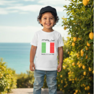 Camiseta De Bebé Bandera de Italia