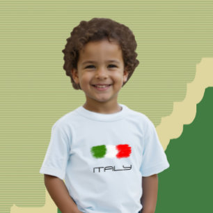 Camiseta De Bebé Bandera de Italia