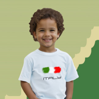 Camiseta De Bebé Bandera de Italia