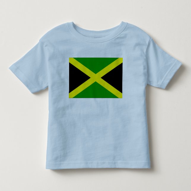 Camiseta De Bebé Bandera de Jamaica (Anverso)