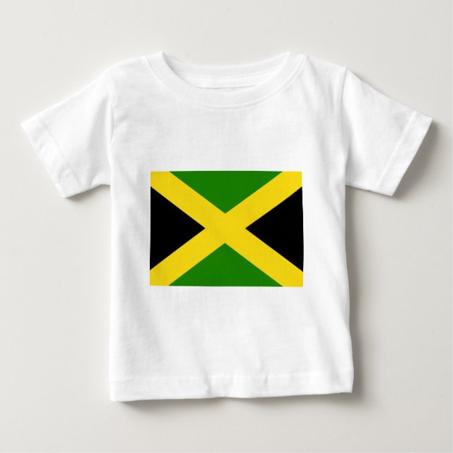 Camiseta De Bebé Bandera de Jamaica (Anverso)