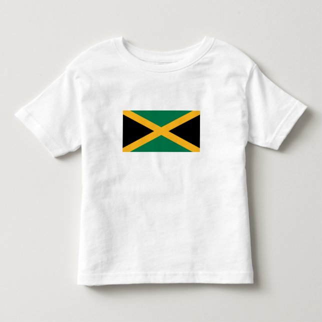 Camiseta De Bebé Bandera de Jamaica (Anverso)