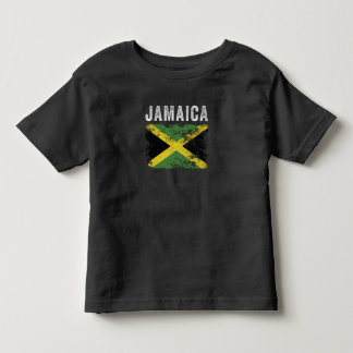 Camiseta De Bebé Bandera de Jamaica angustiada - Bandera jamaiquina