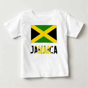 Camiseta De Bebé Bandera de Jamaica y Jamaica