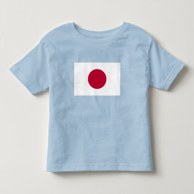 Camiseta De Bebé Bandera de Japón (Anverso)