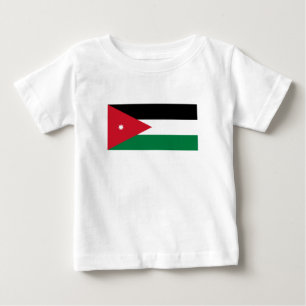 Camiseta De Bebé Bandera de Jordania