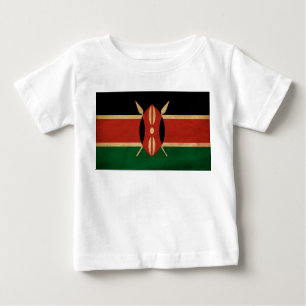 Camiseta De Bebé Bandera de Kenia