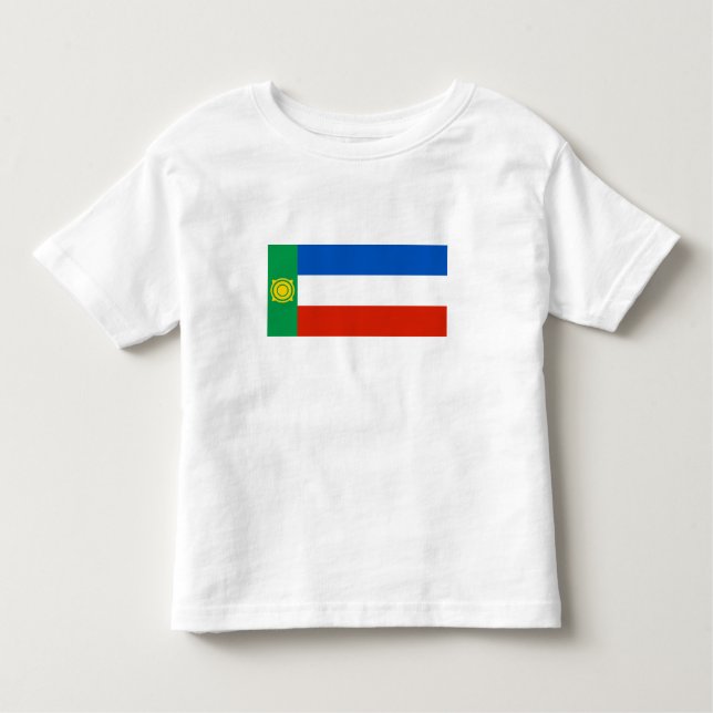 Camiseta De Bebé Bandera de Khakasia (Anverso)